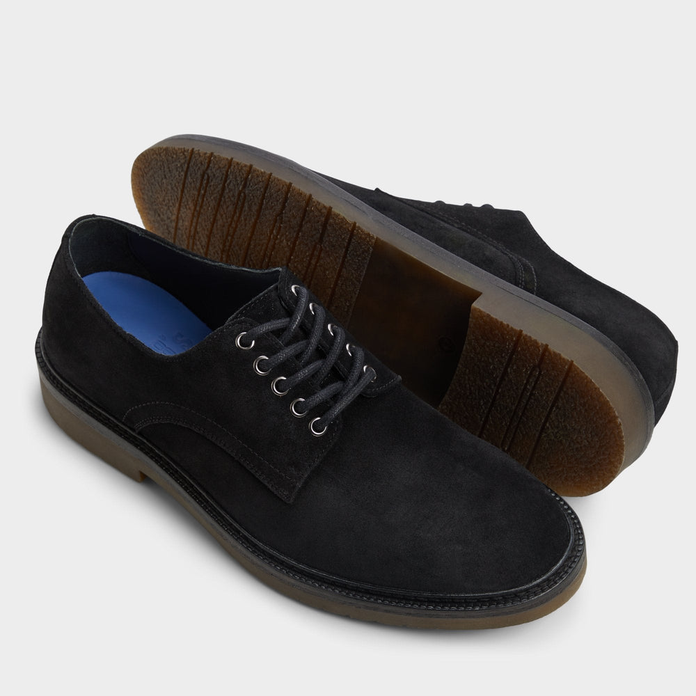 Piero Black Men's Oxfords & Lace-ups - Oxford shoe