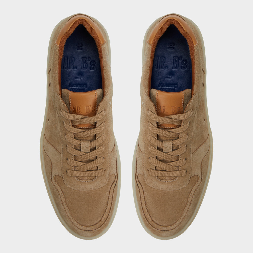 Cup sole Montie in Cognac - Low top sneaker