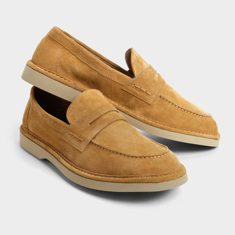 Iver Light Brown Men's Dress Shoes - Loafer