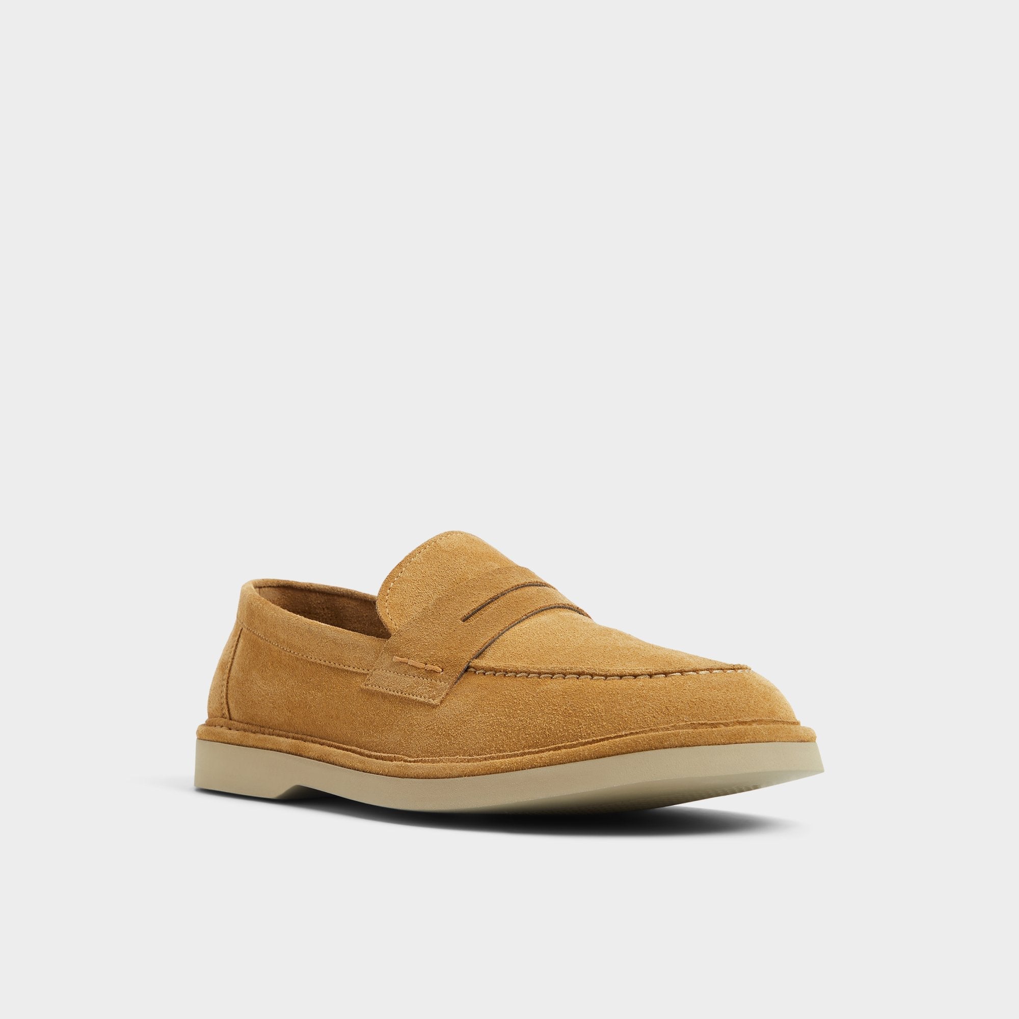 Iver Light Brown Men's Dress Shoes - Loafer