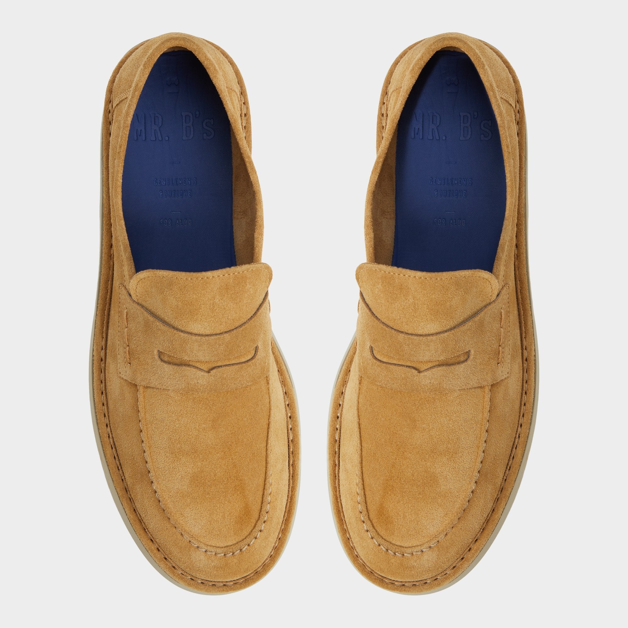 Iver Light Brown Men's Dress Shoes - Loafer