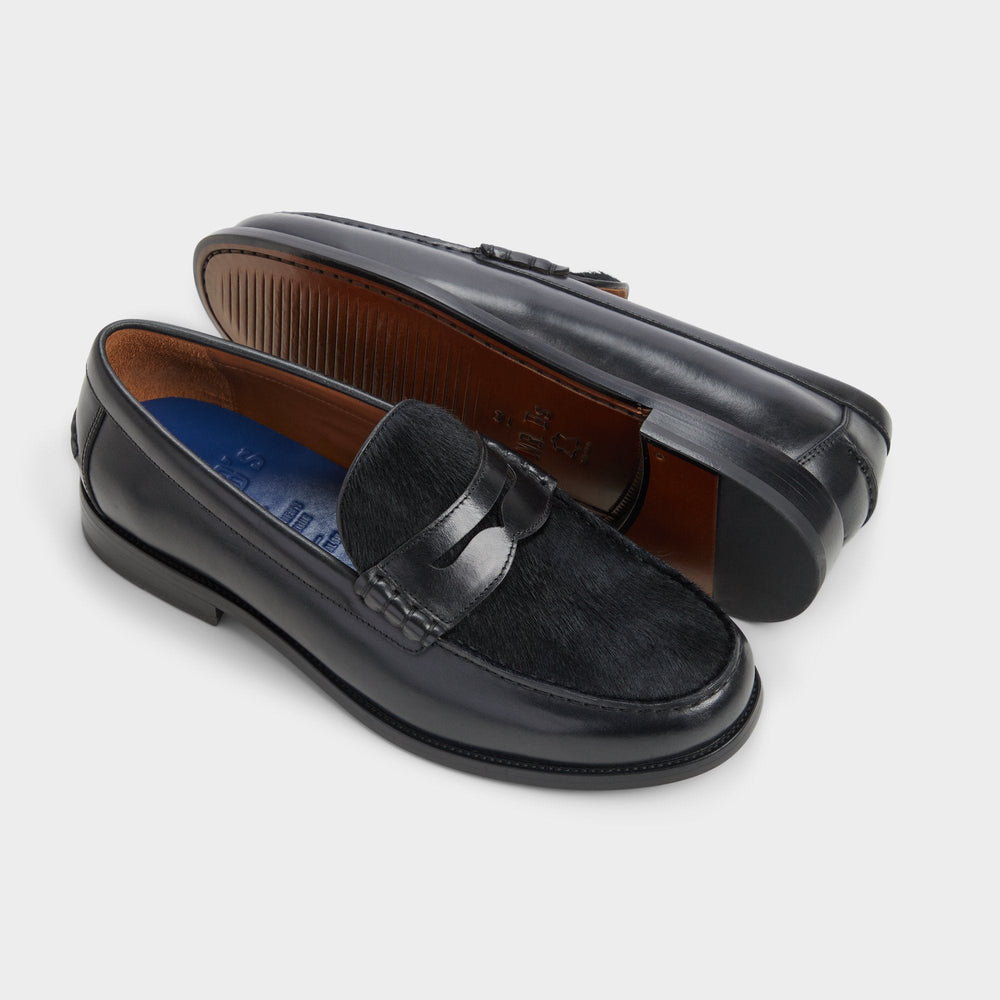 Jarom in Open Black - Loafer