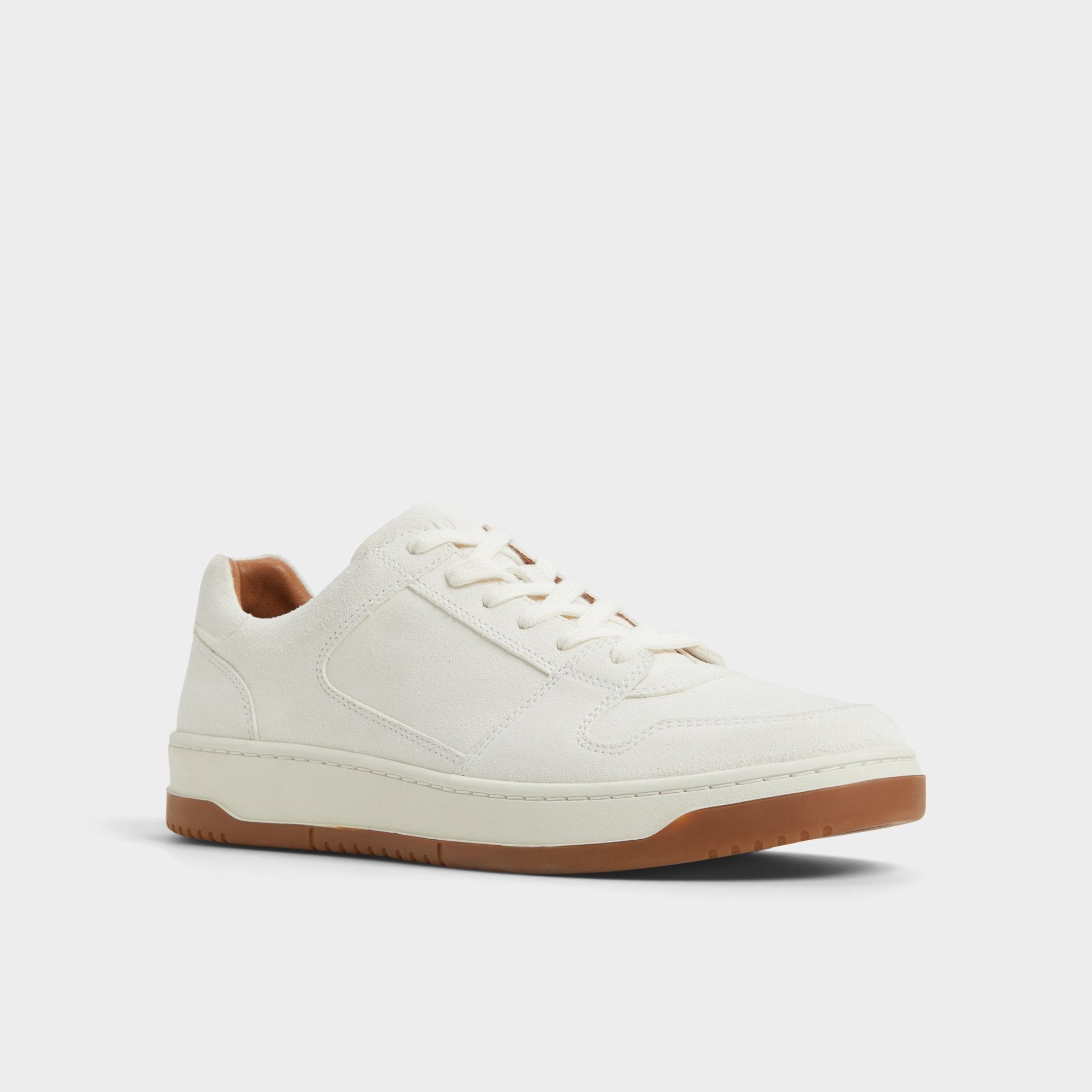 Ludlow White Leather Suede Men's Low top - Low top sneaker