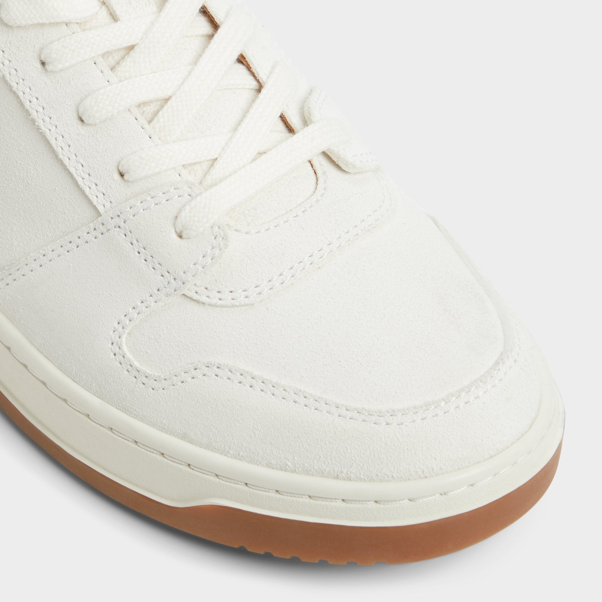 Ludlow White Leather Suede Men's Low top - Low top sneaker