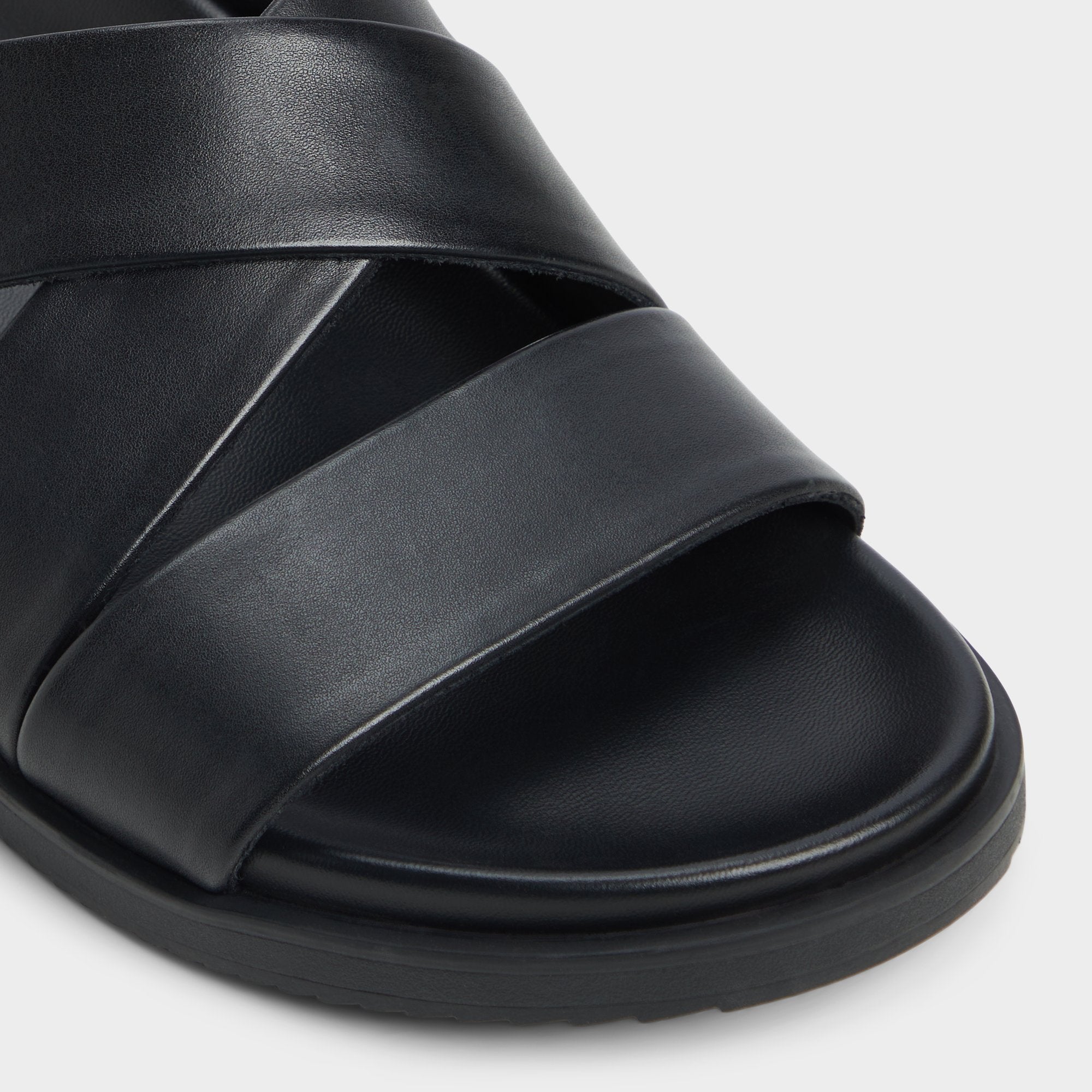 Kairo Black Men's Sandals & Slides - Slide sandal