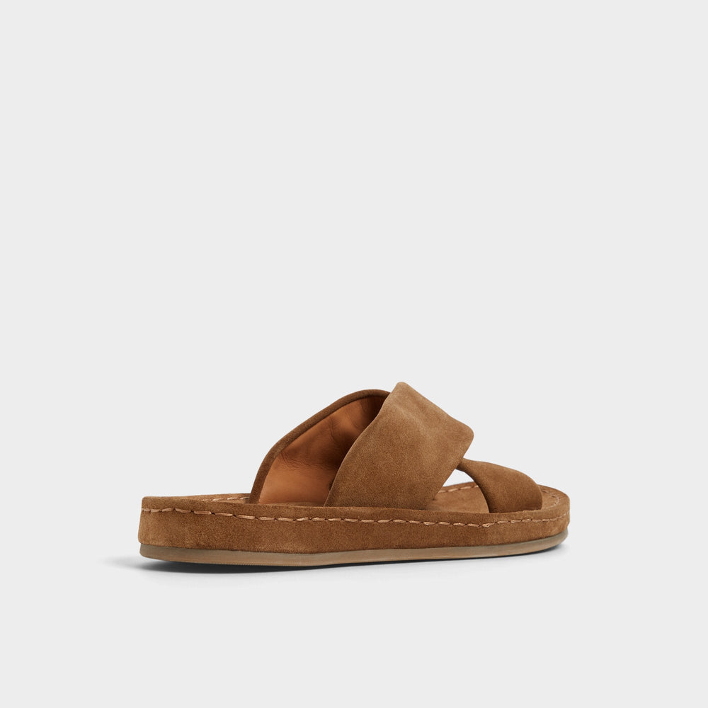 Steele Light Brown Men's Sandals & Slides - Slide sandal