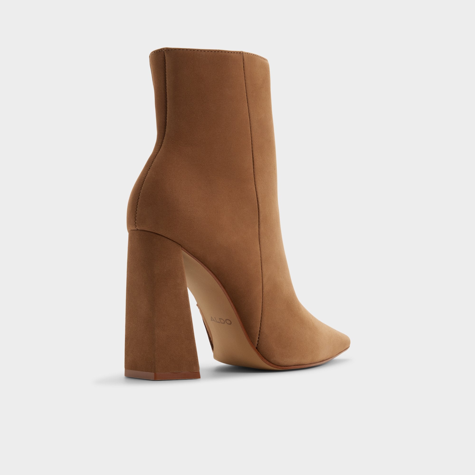 Block heel Carredendar in Tan - Ankle boot