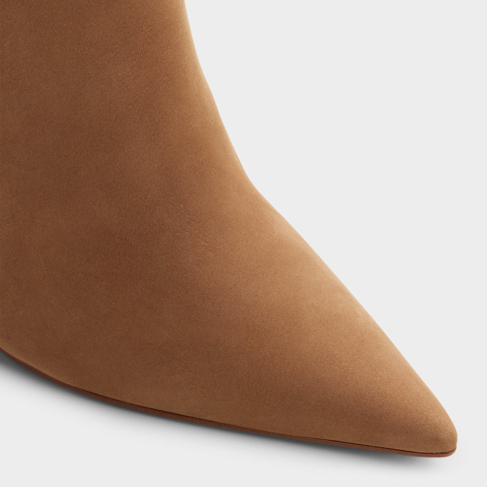 Block heel Carredendar in Tan - Ankle boot