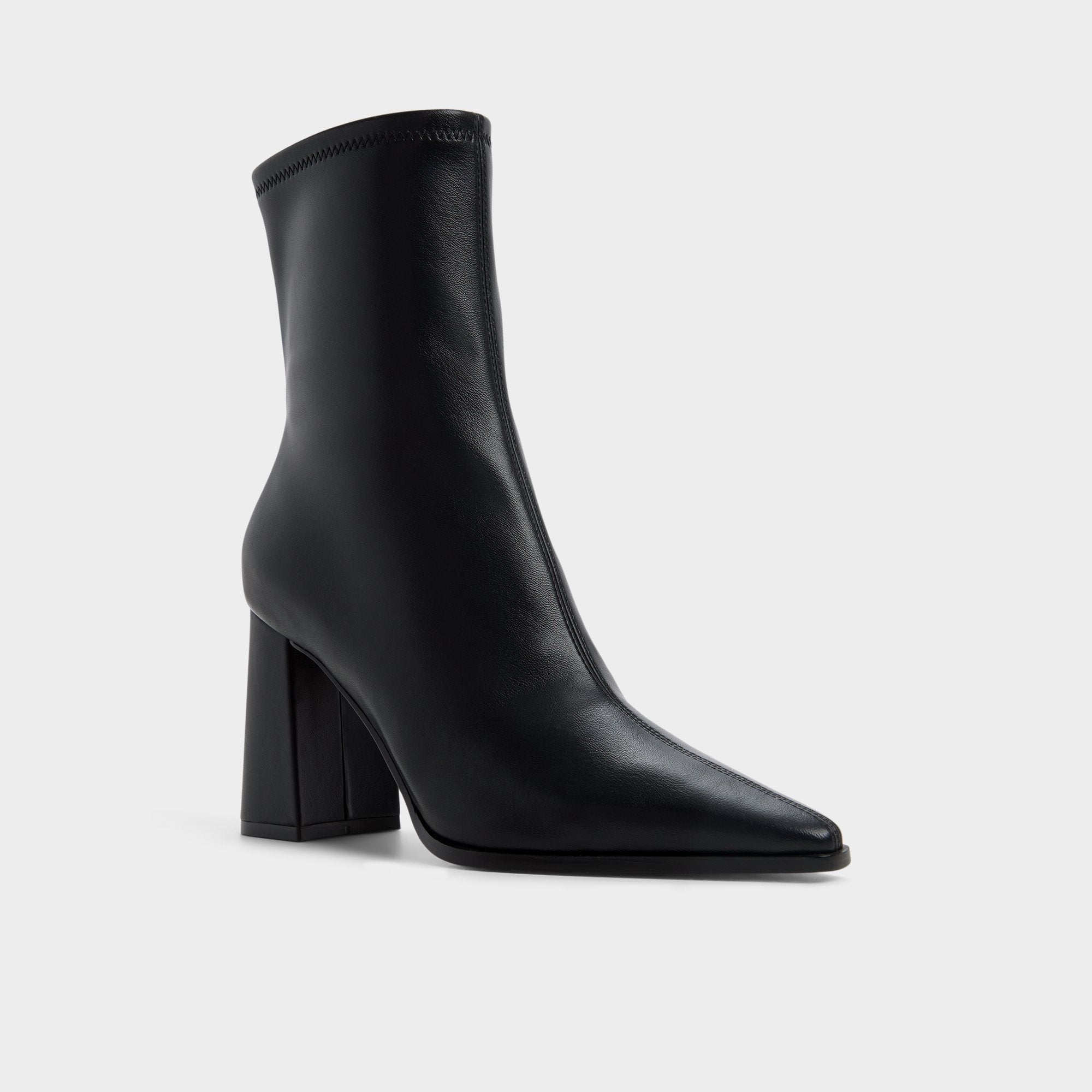 Block heel Figgy in Black - Ankle boot