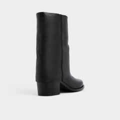 Nolya in Black - Ankle boot Block heel