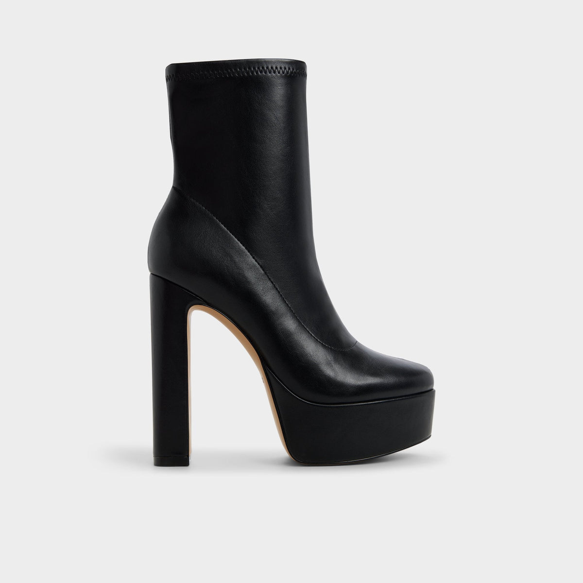 Brejara in Black - Ankle boot Platform