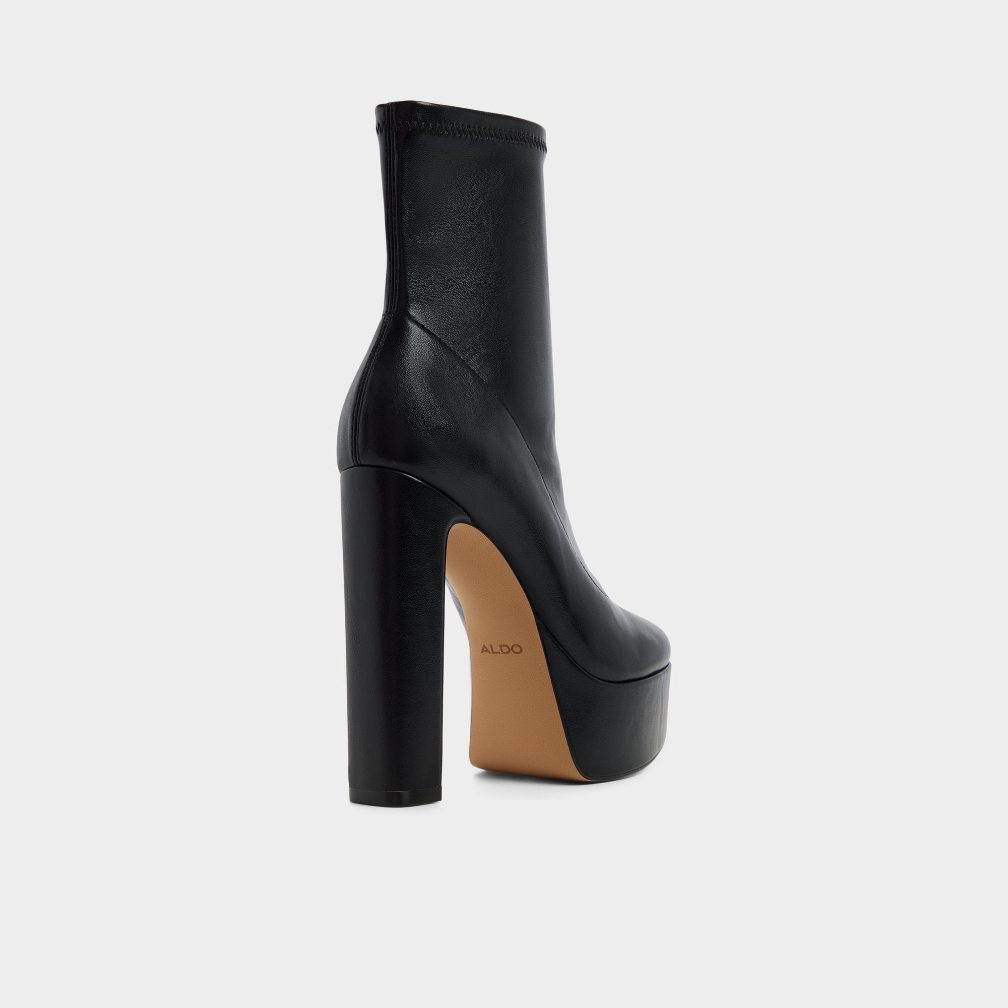 Brejara in Black - Ankle boot Platform