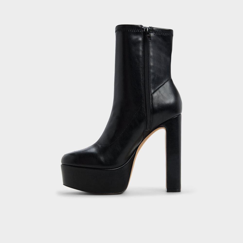 Brejara in Black - Ankle boot Platform