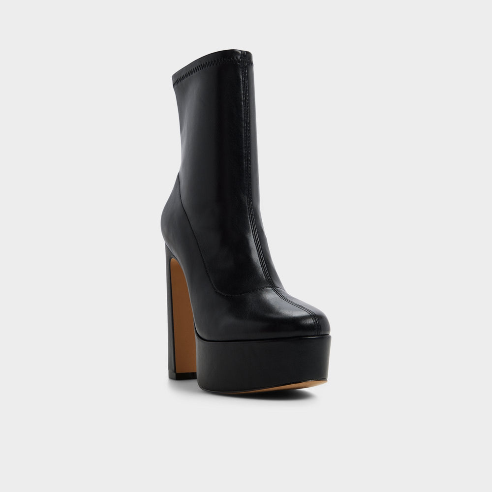 Brejara in Black - Ankle boot Platform
