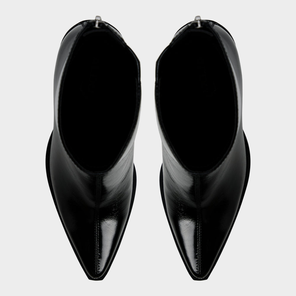 Norelle in Black - Ankle boot Block heel