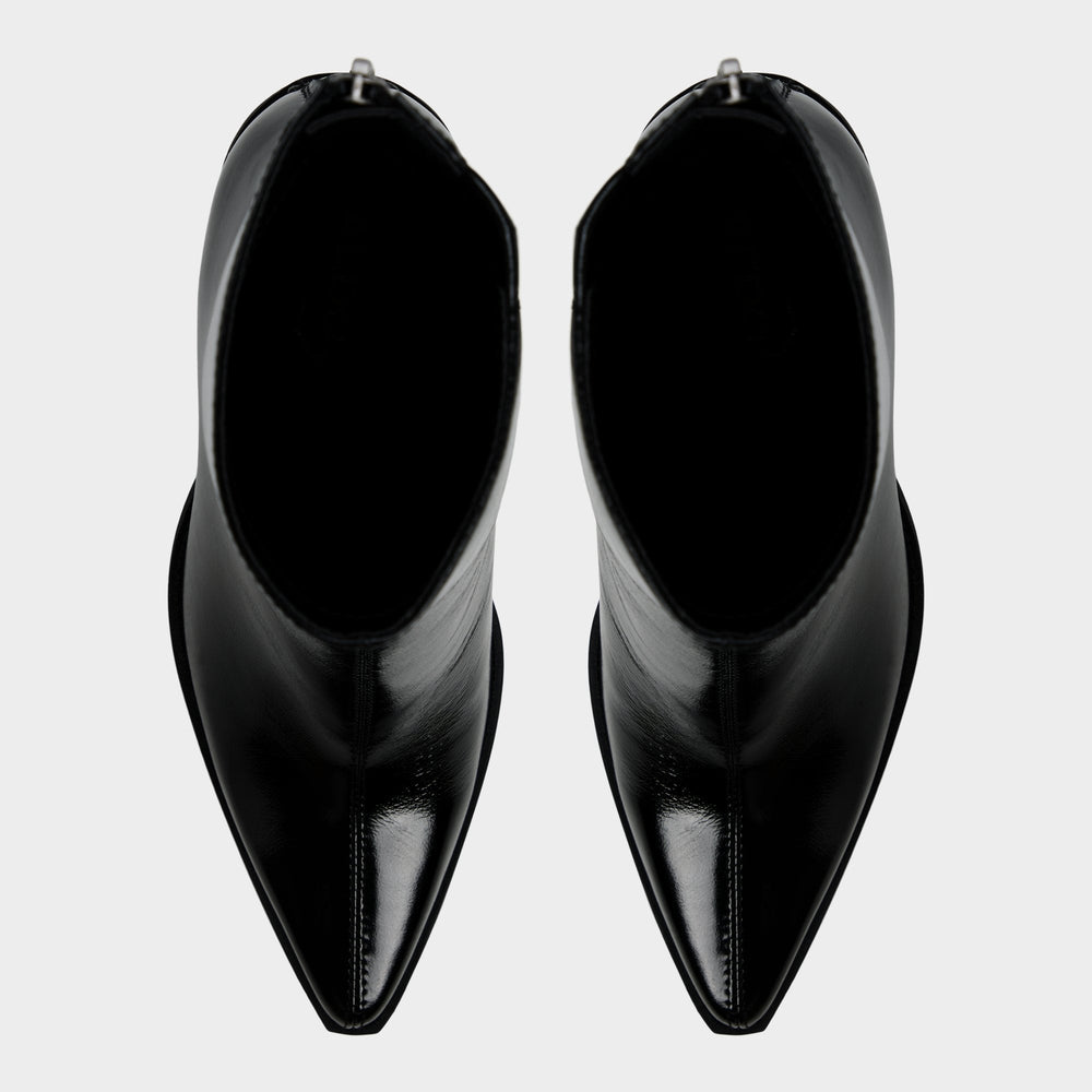 Norelle in Black - Ankle boot Block heel