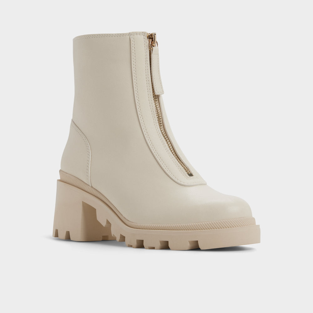 Lug sole Merielle in Other White - Ankle boot