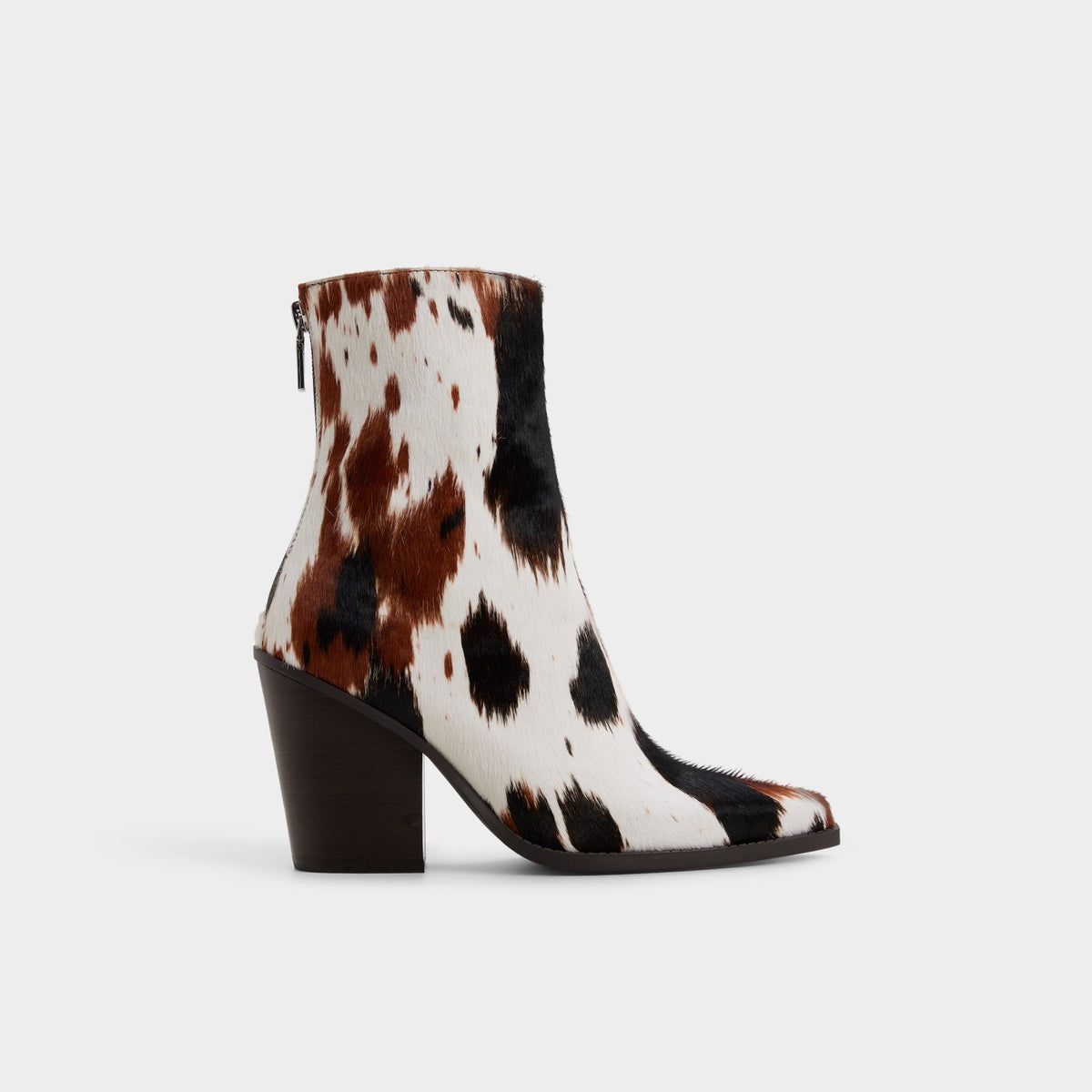 Norelle in Open Brown - Ankle boot Block heel