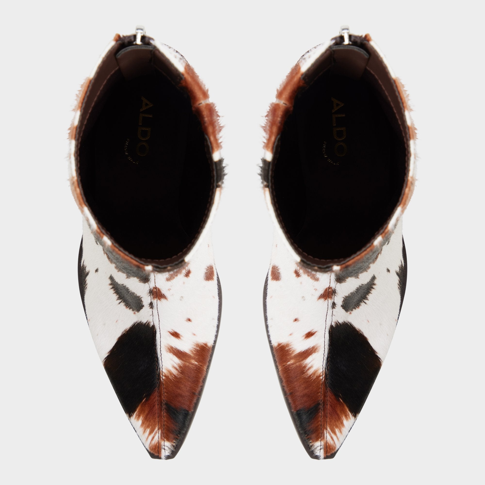 Norelle in Open Brown - Ankle boot Block heel