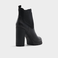Lug sole Bold Black Women's Ankle boots - Ankle boot