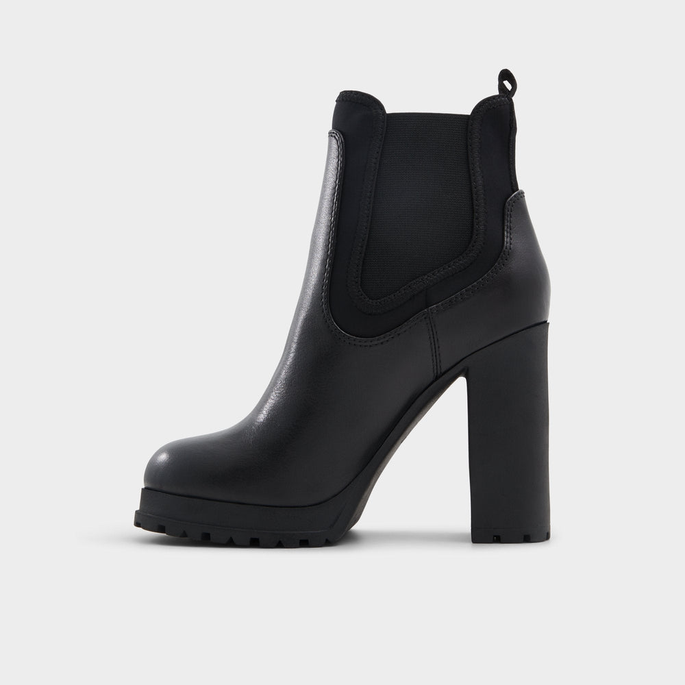 Lug sole Bold Black Women's Ankle boots - Ankle boot