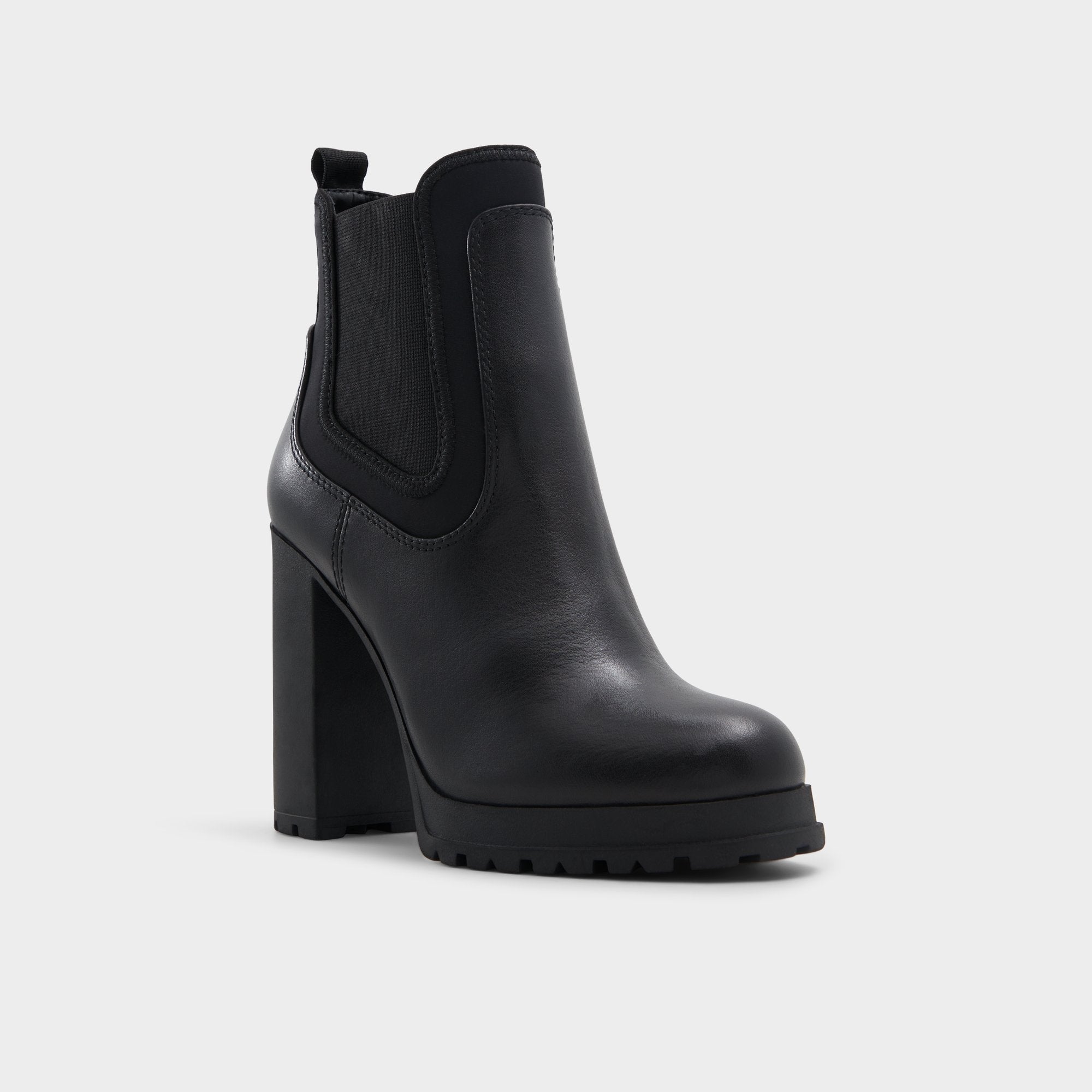 Lug sole Bold Black Women's Ankle boots - Ankle boot
