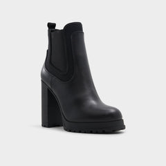 Lug sole Bold Black Women's Ankle boots - Ankle boot