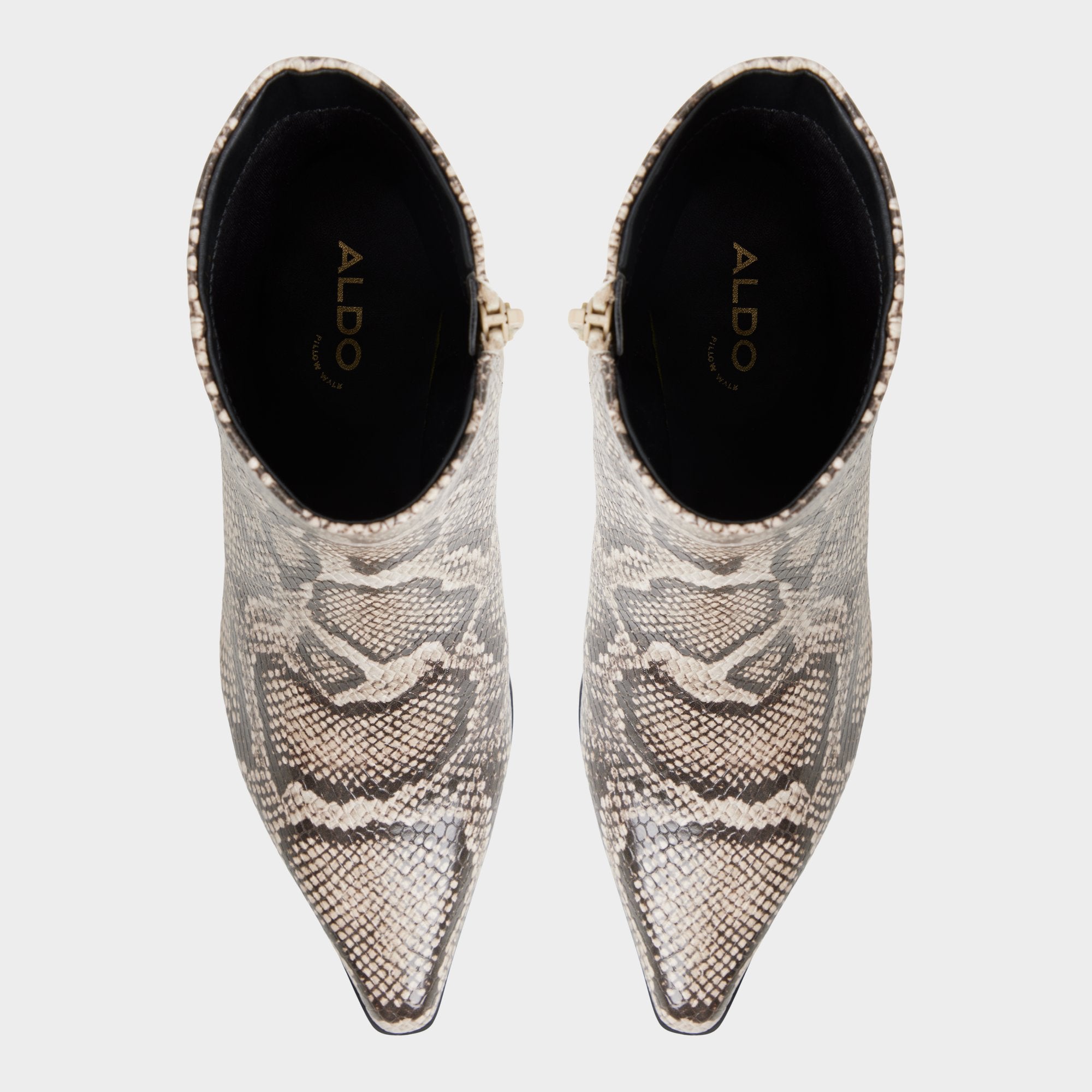 Shanah in Open Brown - Ankle boot Block heel