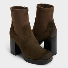 Seraphica in Dark Brown 14116582 - Ankle boot Platform
