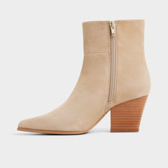 Block heel Shanah in Light Beige - Ankle boot