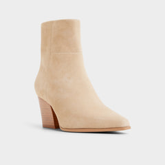 Block heel Shanah in Light Beige - Ankle boot