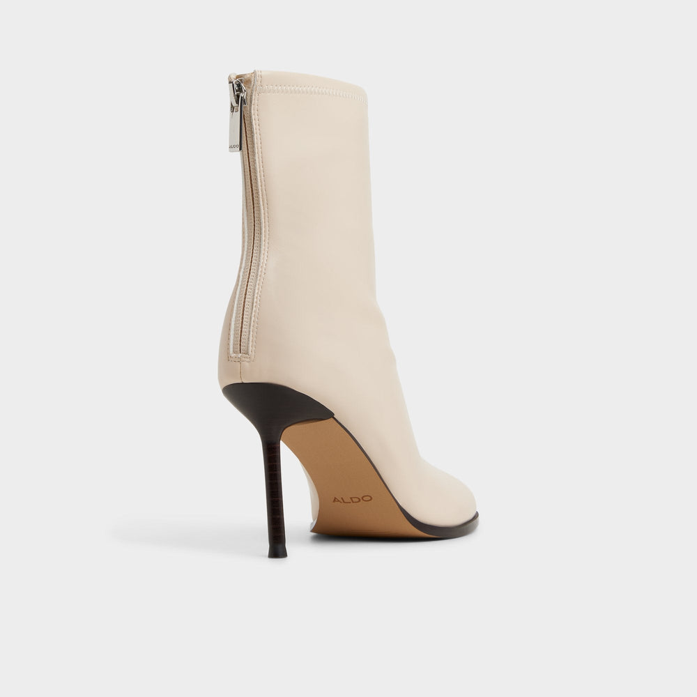 Stiletto heel Evander in Cream - Ankle boot