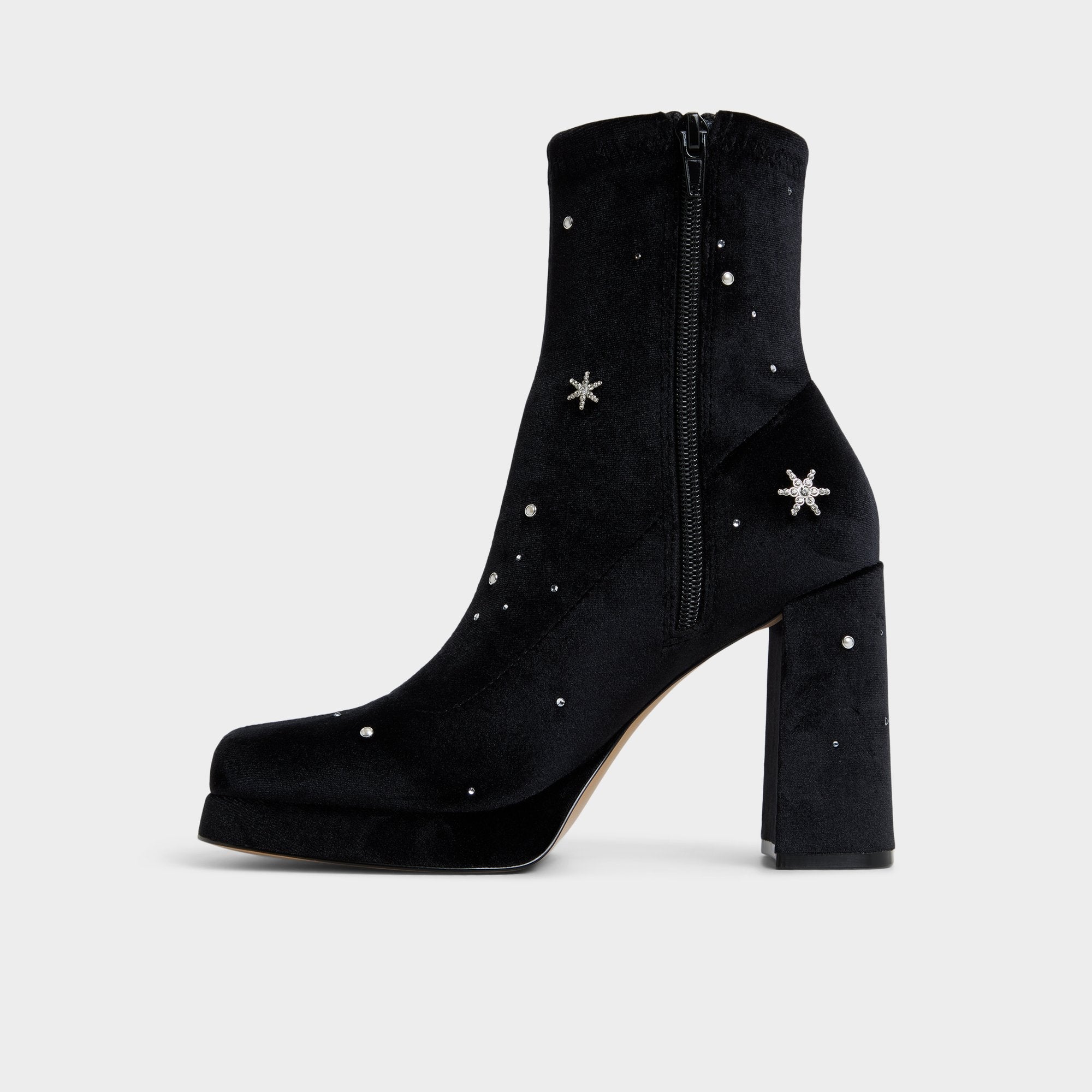 Starrie in Black - Ankle boot Platform
