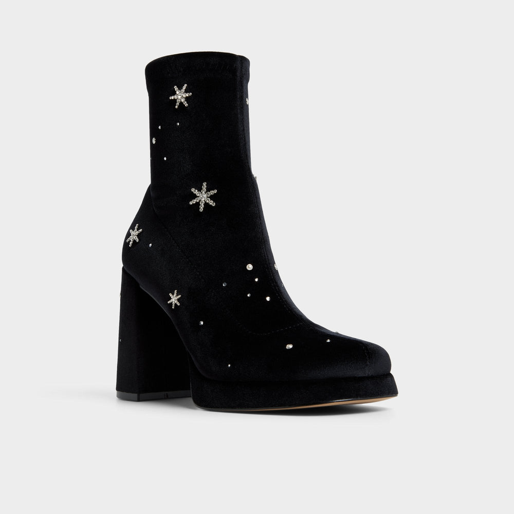 Starrie in Black - Ankle boot Platform