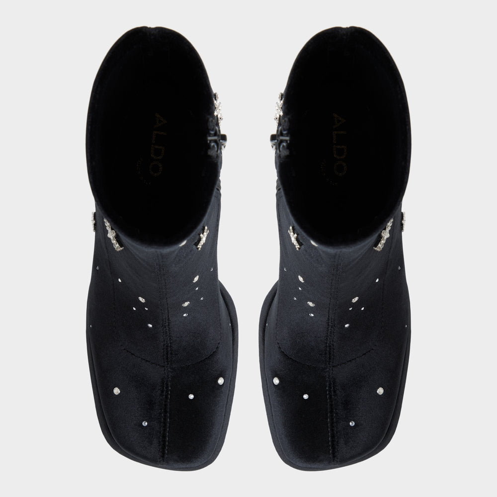 Starrie in Black - Ankle boot Platform