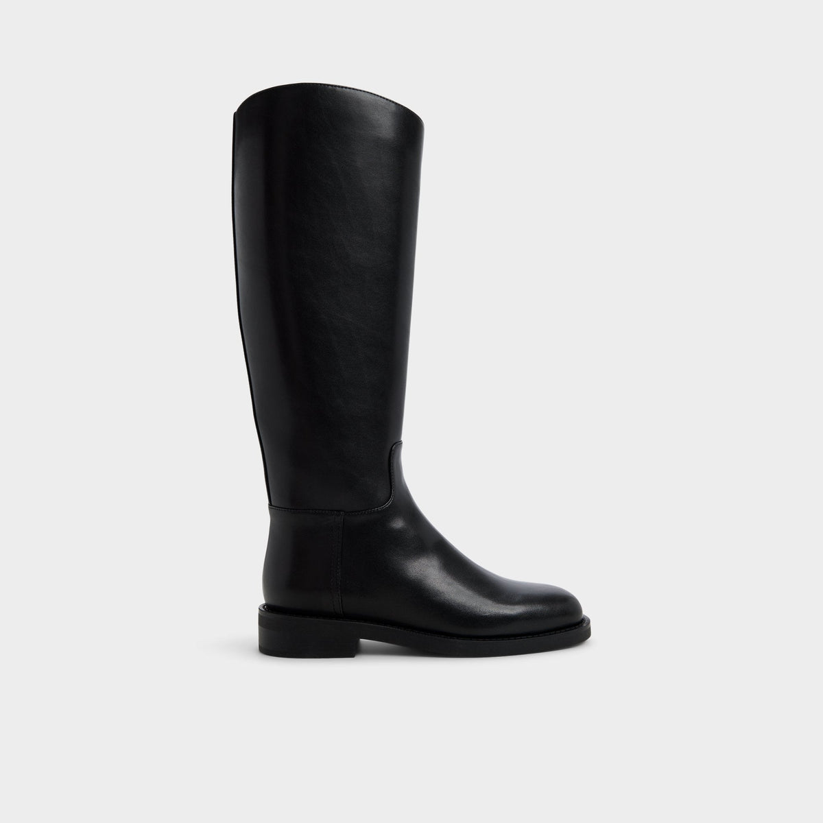 Charley in Black - Knee-high boot Cup sole