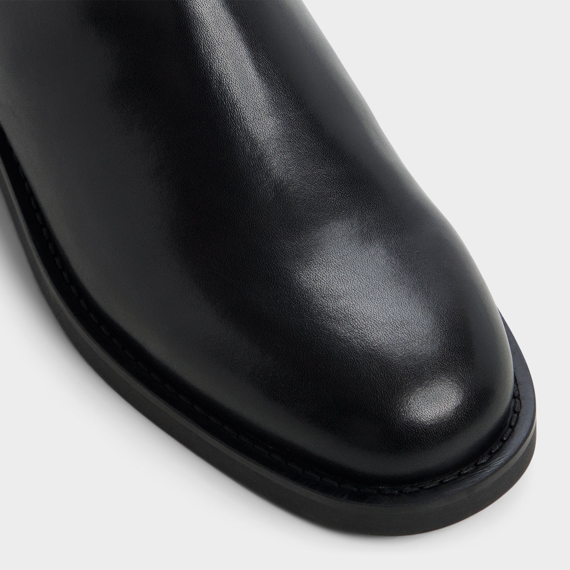 Charley in Black - Knee-high boot Cup sole