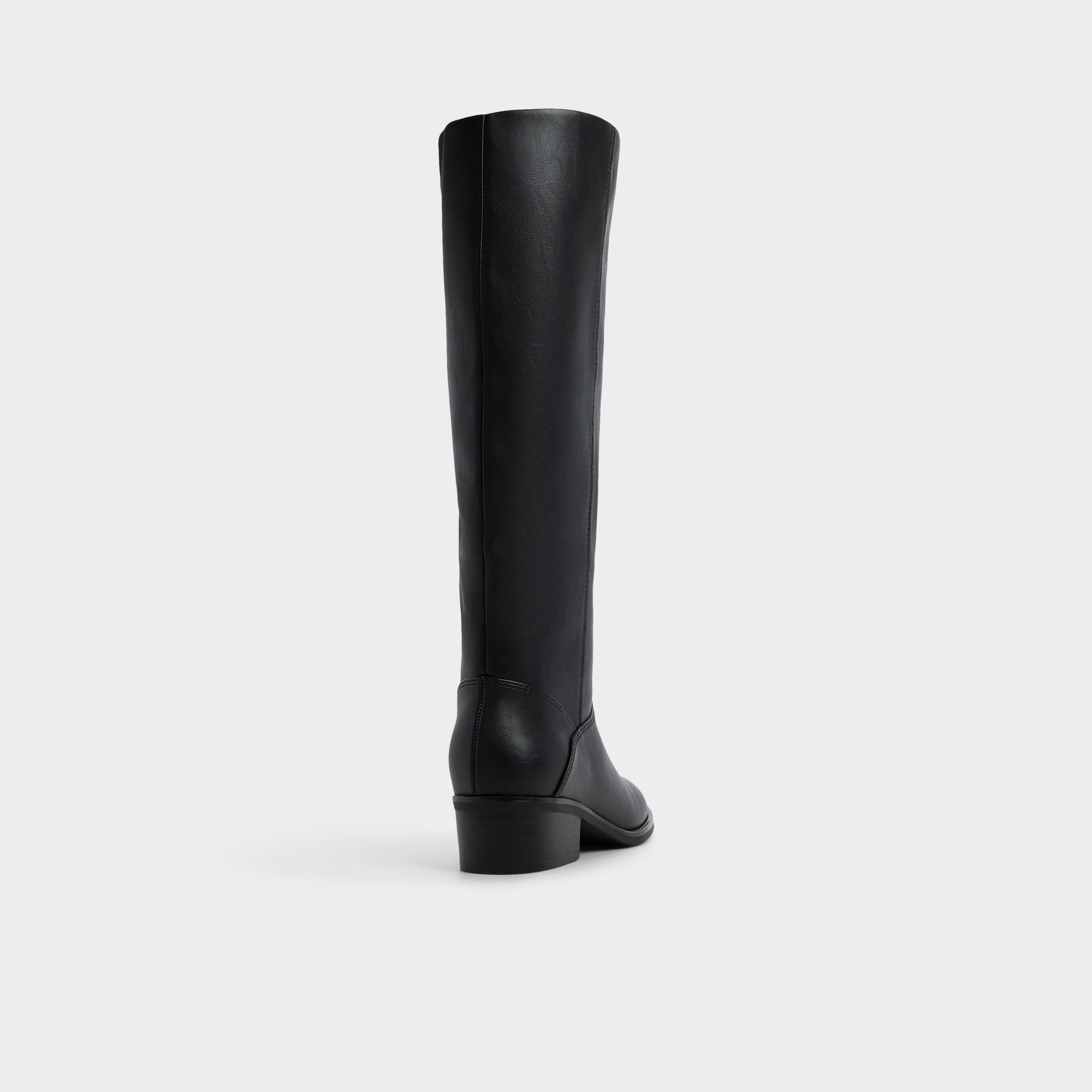 Kaydienh in Black - Knee-high boot Block heel