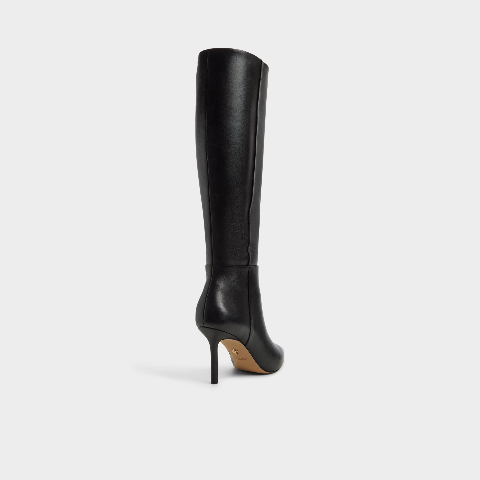 Stiletto heel Saphiria in Black - Knee-high boot