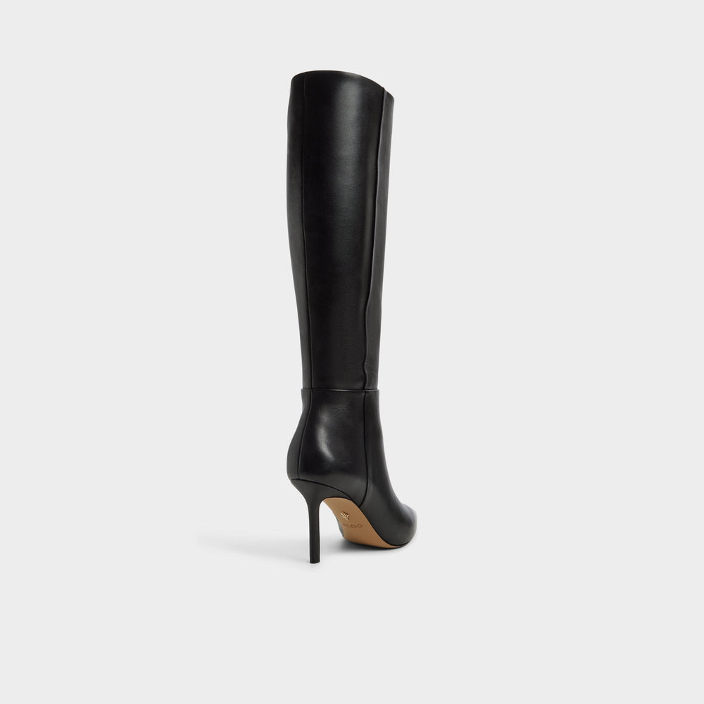 Stiletto heel Saphiria in Black - Knee-high boot