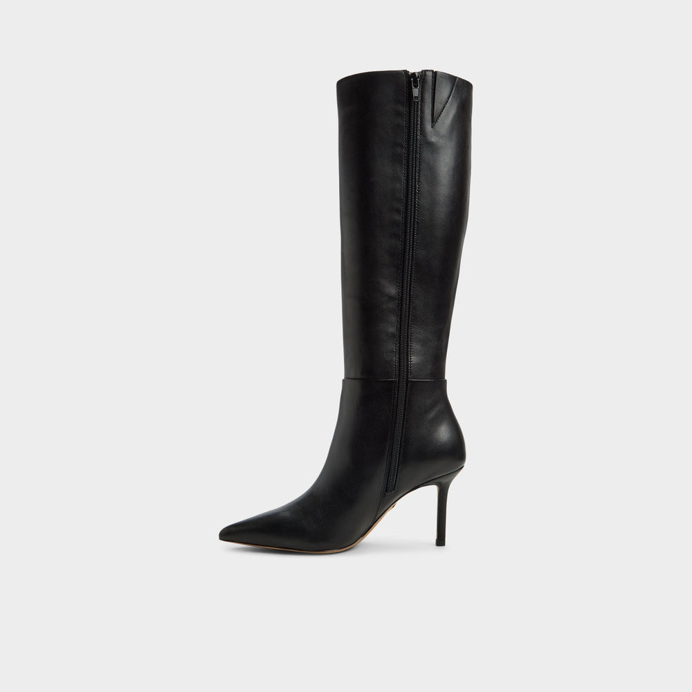 Stiletto heel Saphiria in Black - Knee-high boot