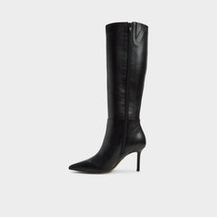 Stiletto heel Saphiria in Black - Knee-high boot