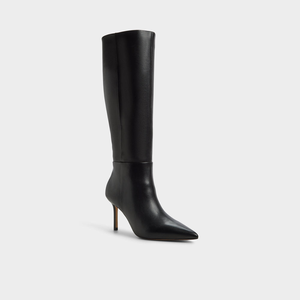 Stiletto heel Saphiria in Black - Knee-high boot