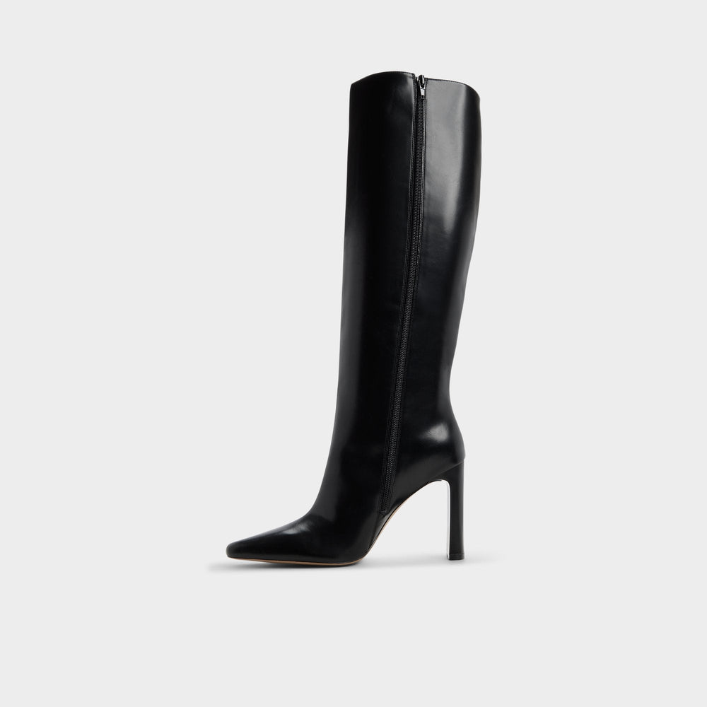 Elyne in Other Black - Knee-high boot