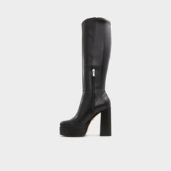 Platform Albie Black Women's Tall Boots - Knee-high boot
