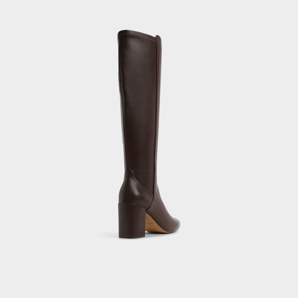 Satori Brown Overflow Women's Tall Boots - Knee-high boot Block heel