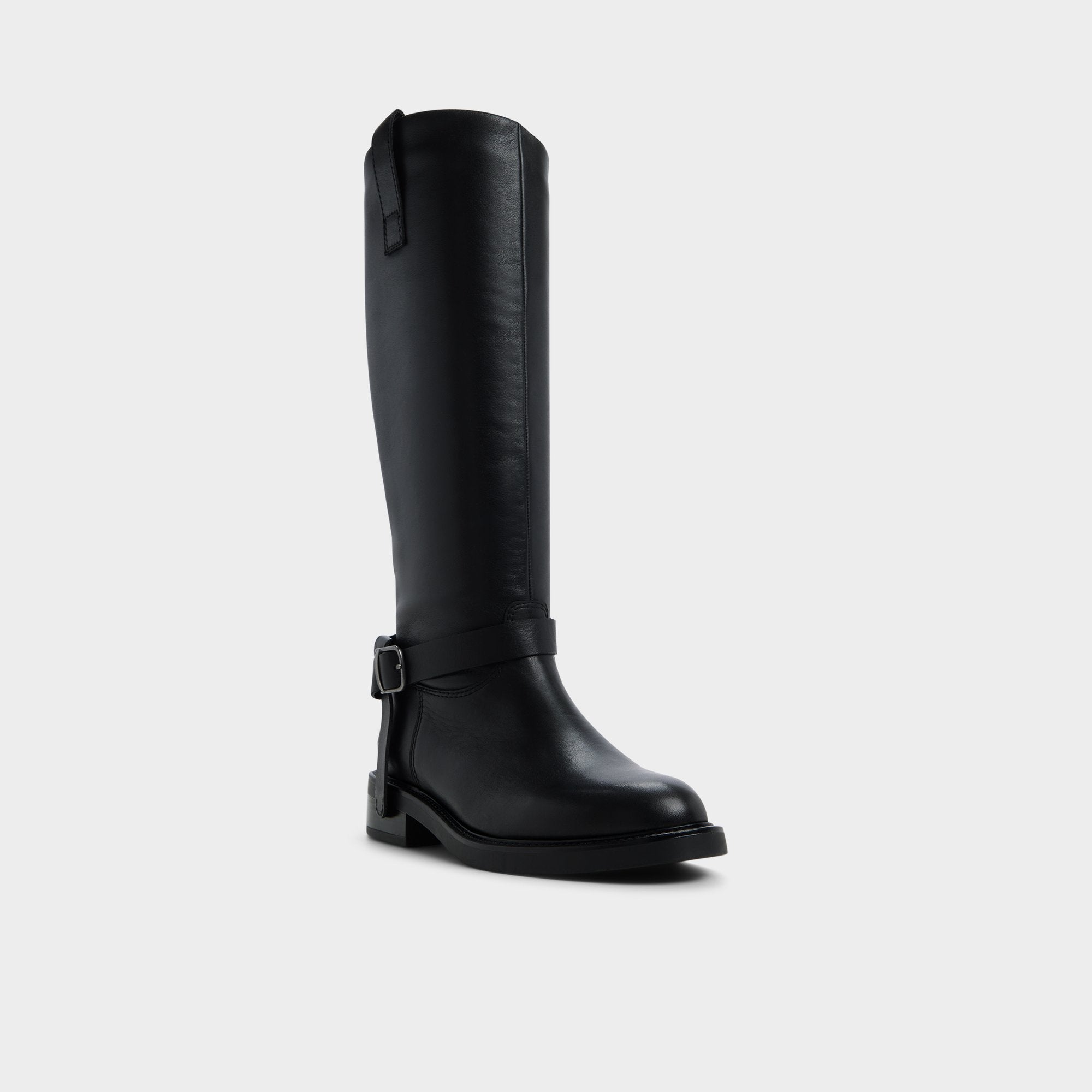 Block heel Philippa in Black - Riding boot