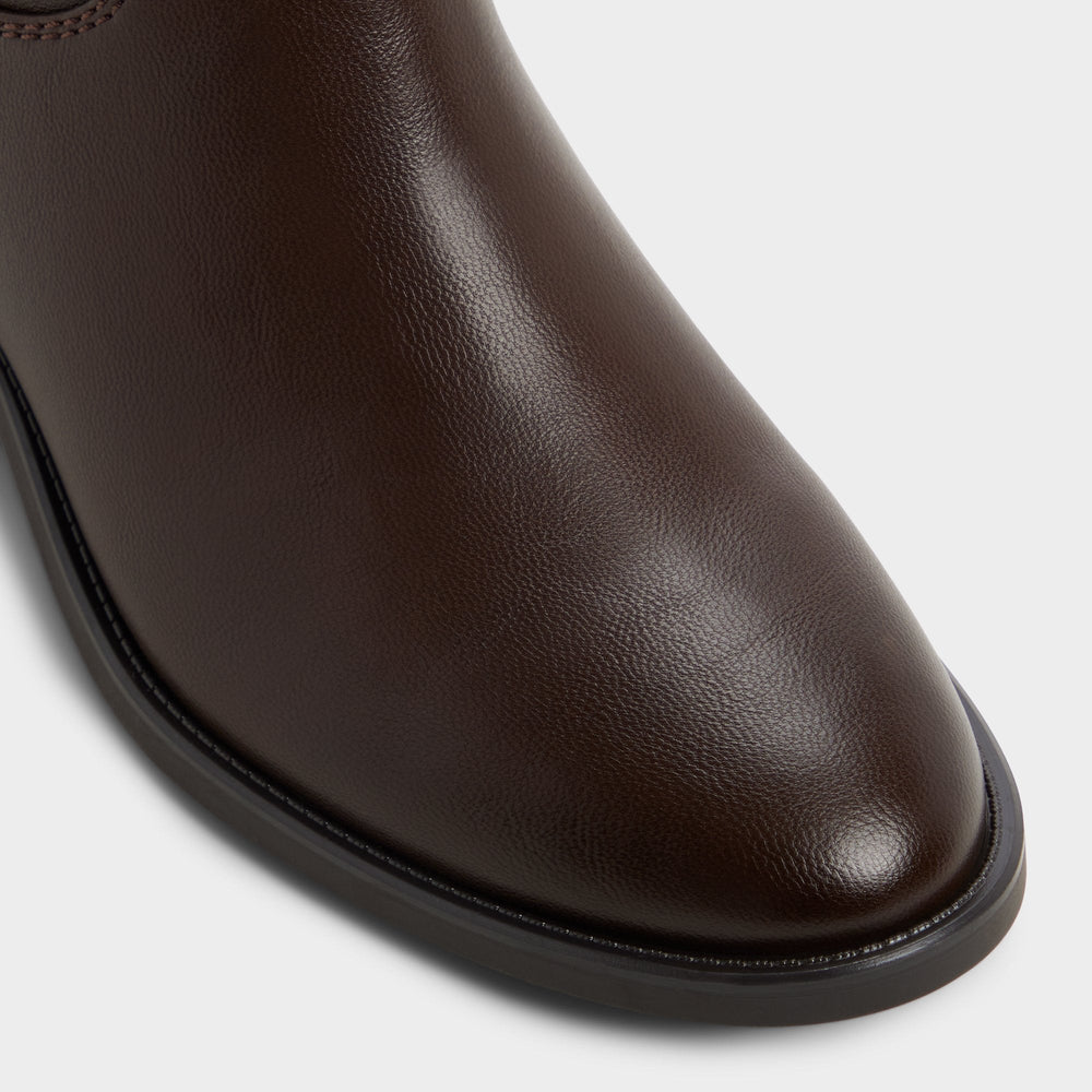 Block heel Kaydienh in Dark Brown - Knee-high boot