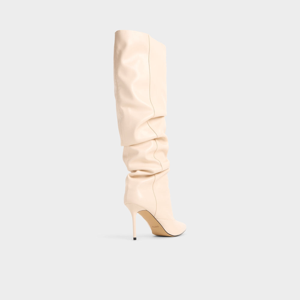 Stiletto heel Daroba in Cream - Over-the-knee boot