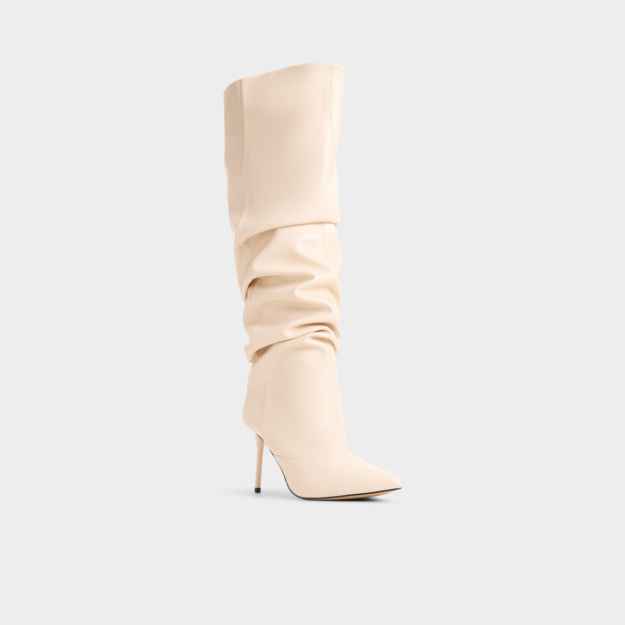 Stiletto heel Daroba in Cream - Over-the-knee boot